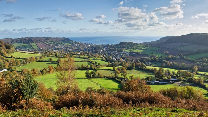 East Devon panorama